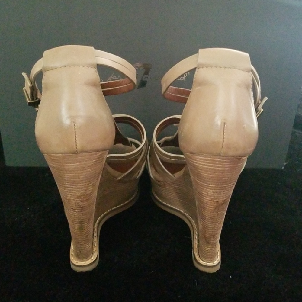 7 For All Mankind Rhemy wedge sandle - Picture 6 of 6